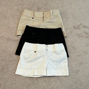 Bundle of 3 dressy shorts size 6 express